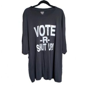 VOTE GRAPHIC T-SHIRT PLUS SIZE DRY BLEND